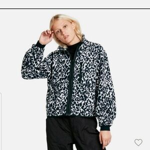 Sandy Liang‎ X Target Leopard Print Sherpa Jacket RARE NWT